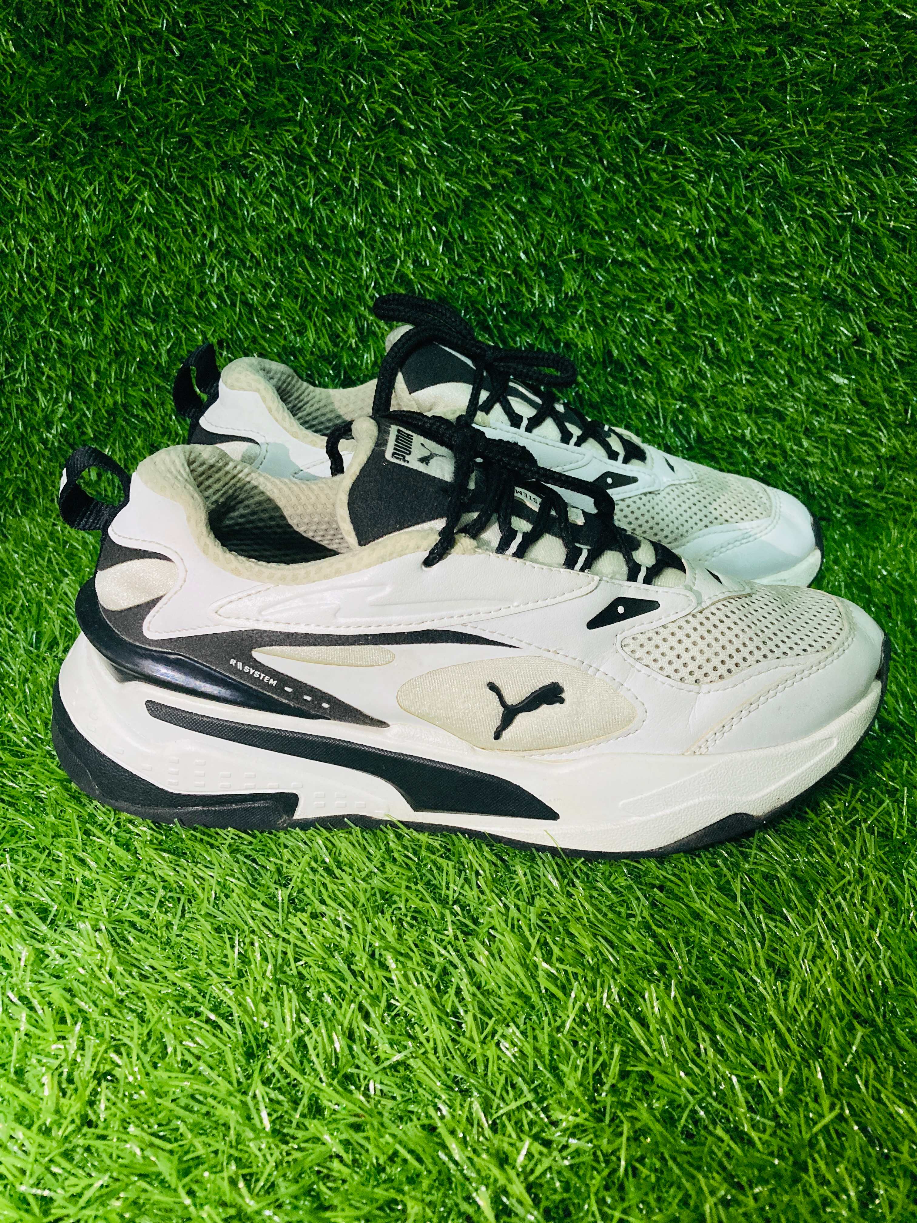 Puma RS-Fast "Monochrome White / Black" Sneakers — view 1