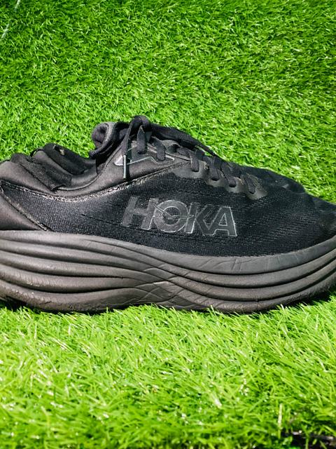 HOKA Bondi "Triple Black" Max Cushioning Running Sneakers — view 1