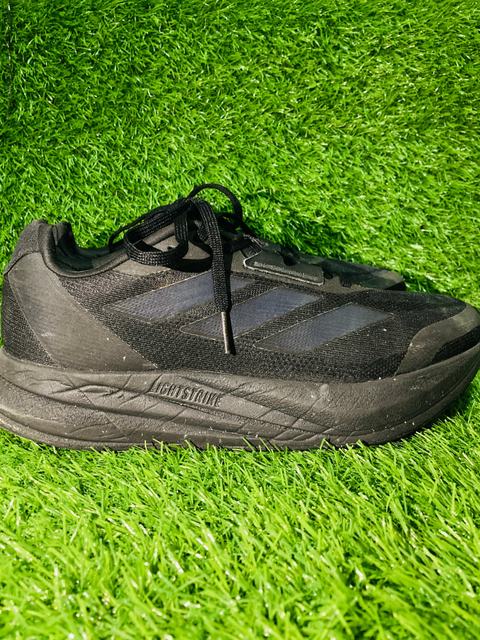 Adidas Duramo Speed "Core Black" Lightstrike Performance Sneakers — view 1