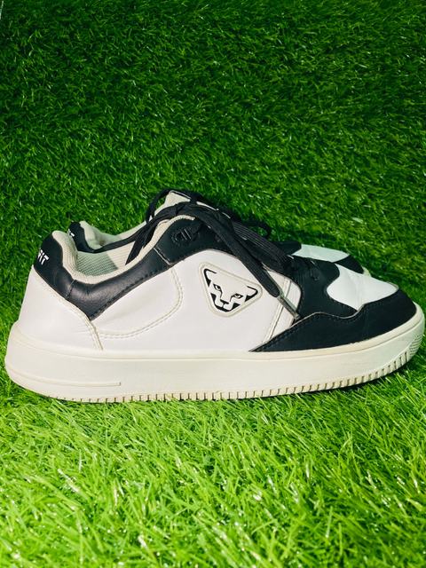 Dynafit Low-Top Casual Court Sneakers (White / Black) — view 1