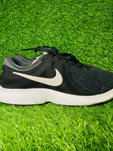 Nike Revolution 4 Lightweight Running Shoes (Black / Off-White) — view 1